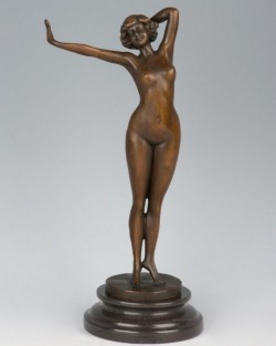 Picture of Standing Nude Bronze Figurine