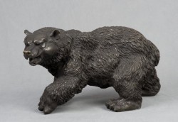 Picture of Bear Walking Bronze Statue