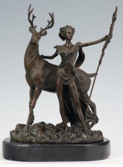 Picture of Lady of the Forest Bronze Figurine
