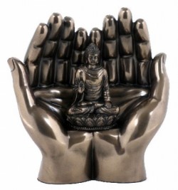Picture of Hands Of Buddha Bronze Figurine