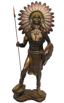 Picture of Coyote Bronze Figurine 42 cm