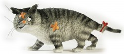 Picture of The Fighter Cat Ornament