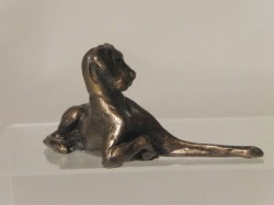 Picture of Dog Lying (Louise Peterson Foundry Bronze Sculpture)