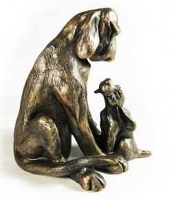 Picture of Amber with Pup Dog Ornament