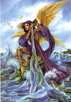 Picture of Archangel Gabriel Greeting Card