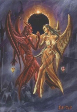 Picture of Dance with the Devil Greeting Card