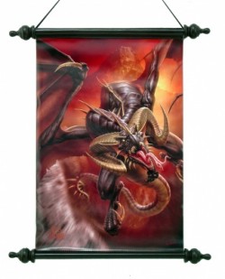 Picture of Dragon Raid Art Scroll (Tom Wood)