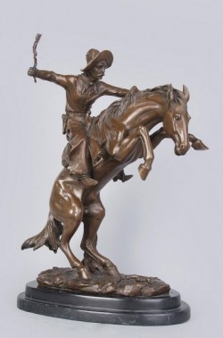 Picture of The Broncho Buster Bronze Figurine