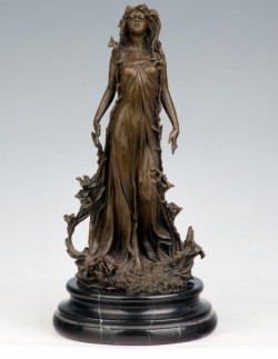 Picture of Nature Goddess Bronze Statue