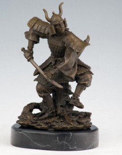 Picture of Agile Samurai Bronze Figurine