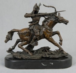 Picture of Samurai Horse Archer Bronze Figurine