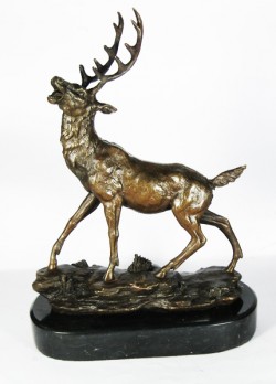Picture of The Calling Stag Bronze Figurine