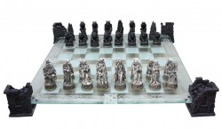 Picture of Vampire and Werewolf Chess Set