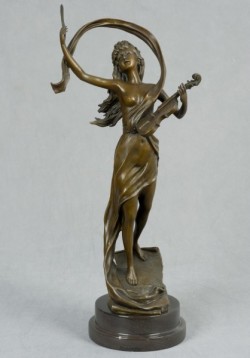 Picture of The Violinist Bronze Figurine