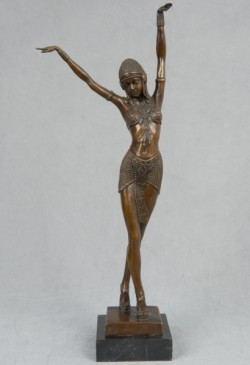 Picture of Egyptian Dancer Bronze Statue