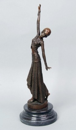 Picture of Footsteps Bronze Dancer Statue