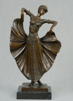 Picture of Butterfly Dance Art Deco Bronze Figure