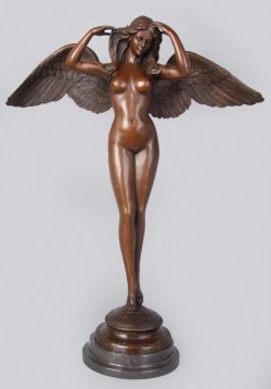 Picture of Gothic Angel Bronze Statue