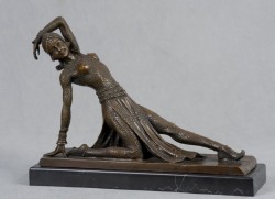 Picture of Exotic Dancer Art Deco Bronze Figure