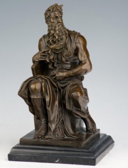Picture of Moses Bronze Figurine