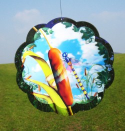 Picture of Dragonfly Animated Garden Disc