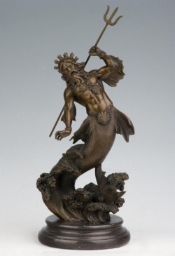 Picture of Poseiden Bronze Statue