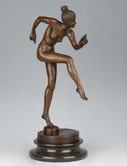 Picture of Cymbol Dancer Bronze Figurine