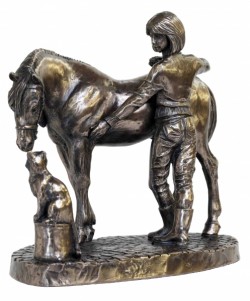 Picture of Stable Friends Bronze Ornament (NEW RELEASE)
