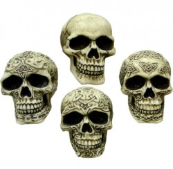 Picture of Sinister Smiles (Pack of 4 Skulls) 7 cm