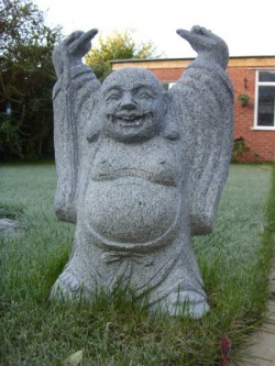 Picture of Standing Happy Buddha Statue (Granite)