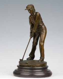 Picture of Female Golfer Figurine