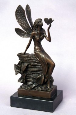 Picture of Bronze Fairy Statue
