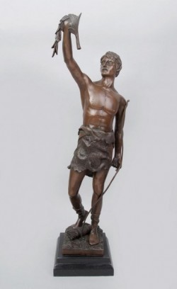 Picture of The Hunter Bronze Statue 70 cm