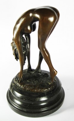 Picture of Bending Woman Bronze Figurine