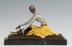 Picture of Seated Dancer Bronze Figurine