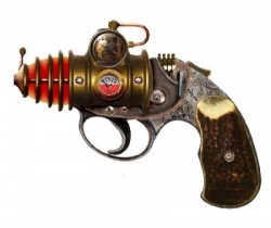 Picture of The C.O.D  Steampunk Gun and Display Stand