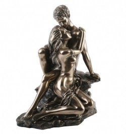 Picture of Nude Lovers on Rock Bronze Figurine (Juliana)