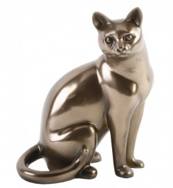 Picture of Sitting Cat Bronze Ornament (Juliana)