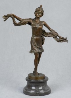 Picture of Scarf Dancer Bronze Figurine