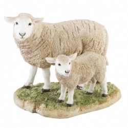 Picture of Ewe and Lamb Figurine (Naturecraft)