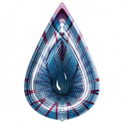 Picture of Lotus Teardrop Designer Wind Spinner