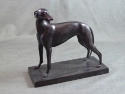 Picture of Greyhound Bronze Statue