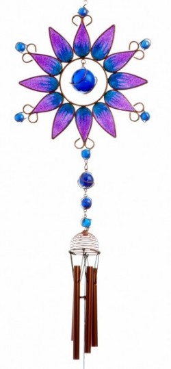 Picture of Purple Sunflower Windchime (Large)