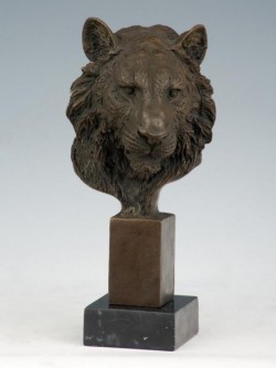 Picture of Lion Bronze Bust