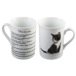 Picture of Black and White Kitten Mug (Best of Breed)