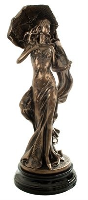 Picture of Lady with Umbrella Bronze Statue 54 cm (Juliana)