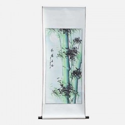 Picture of Bamboo in Moonlight Wall Scroll (Large)