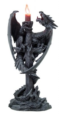 Picture of Dark Embrace Dragon Candle Holder 34 cm (NEW RELEASE)