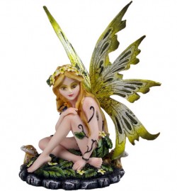 Picture of Black Unicorn Night Fairy Figurine