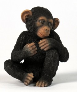 Picture of Baby Chimpanzee Figurine (Willow Hall)